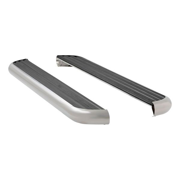 Luverne Truck Equipment MEGASTEP 6 1/2IN RUNNING BOARDS POLISHED 575078-571521